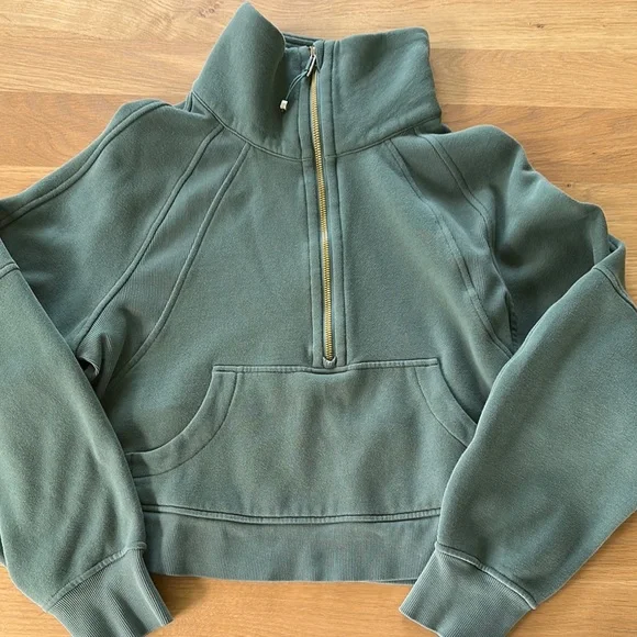 Lululemon Half-Zip Cropped Sweatshirt XS - Picture 1 of 10